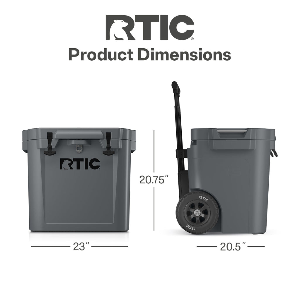 45 QT Ultra-Tough Wheeled Cooler