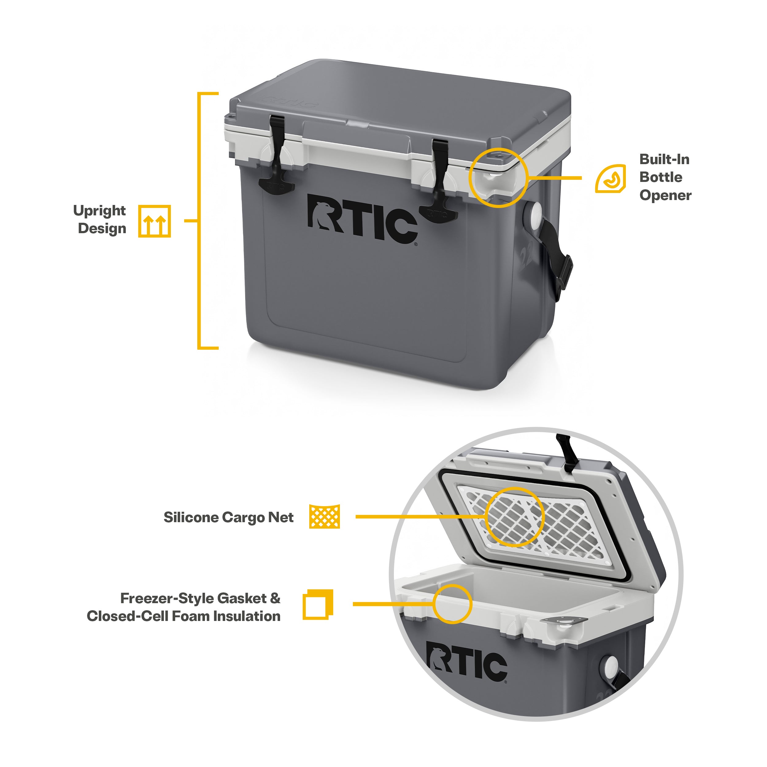 22 QT Ultra-Light Cooler